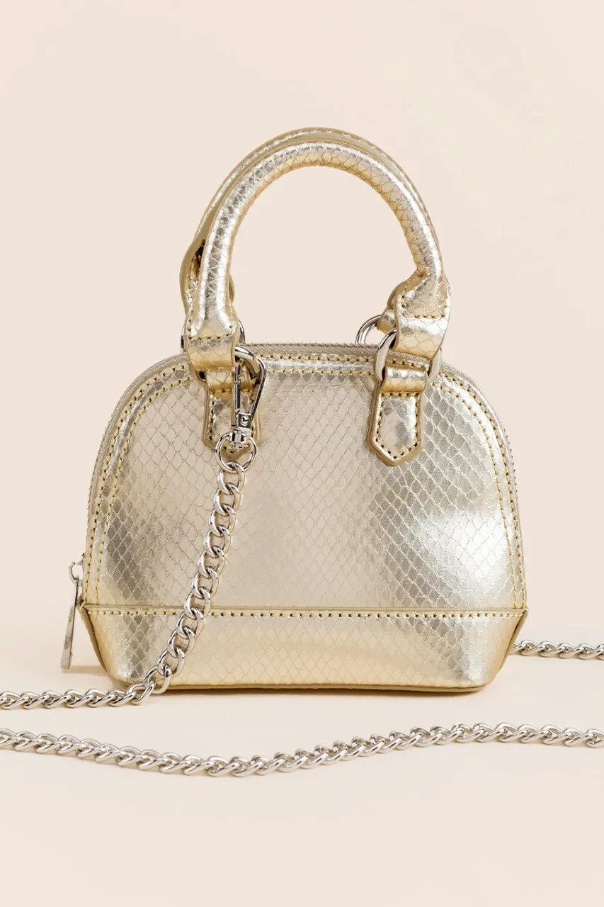 Haven Dome Metallic Mini Satchel