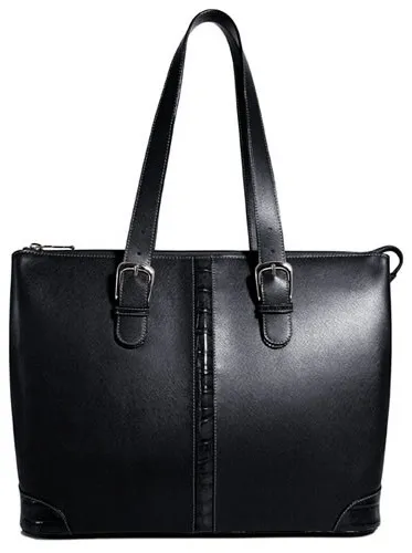 Jack Georges Prestige Madison Avenue Tote with Croco Trim 