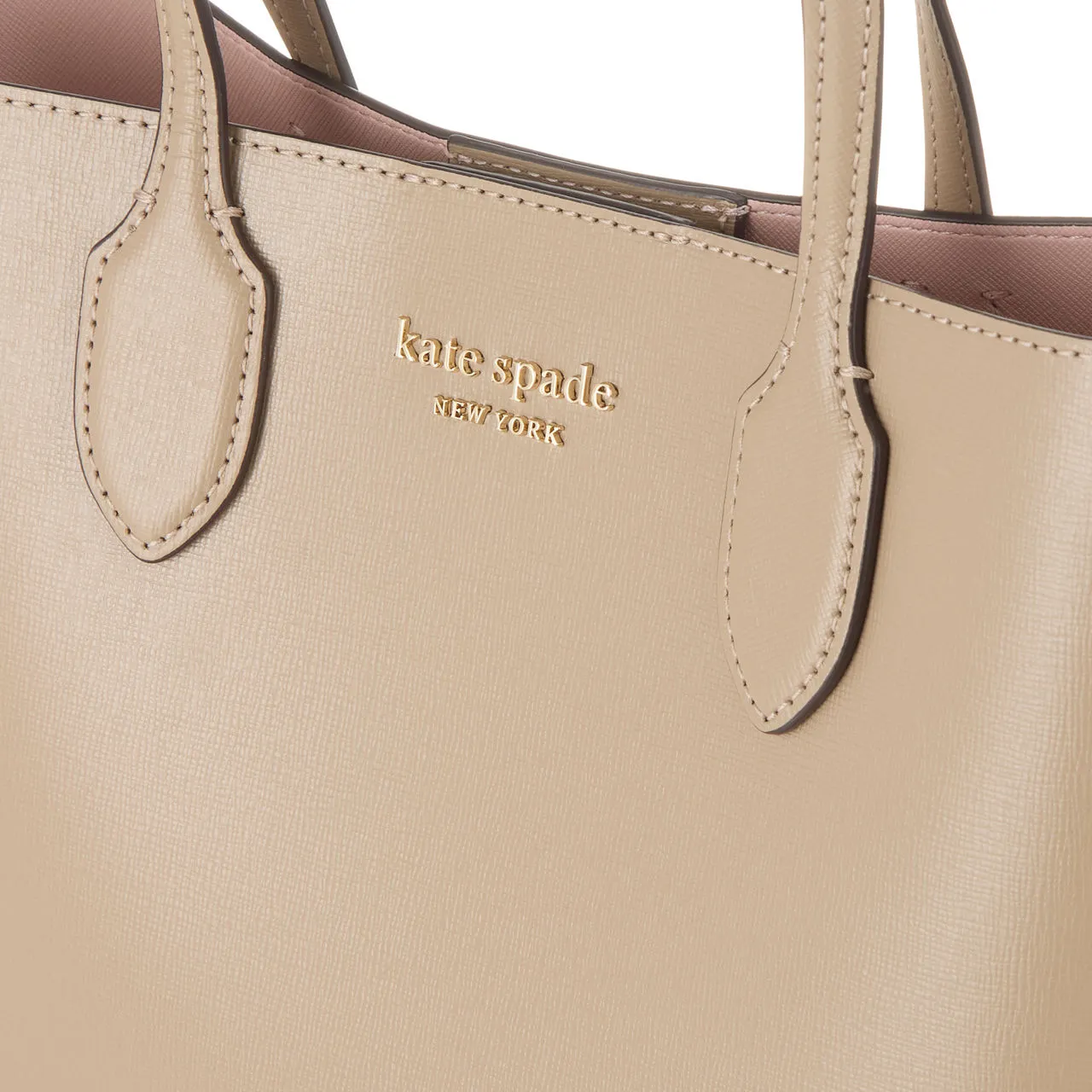 KATE SPADE NEW YORK Bleecker Medium Leather Crossbody Bag - Timeless Taupe