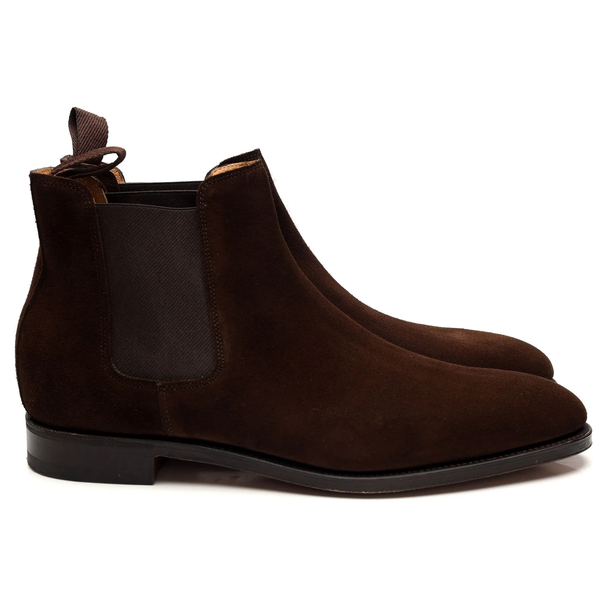 'Lawry' Dark Brown Suede Chelsea Boots UK 8.5 E