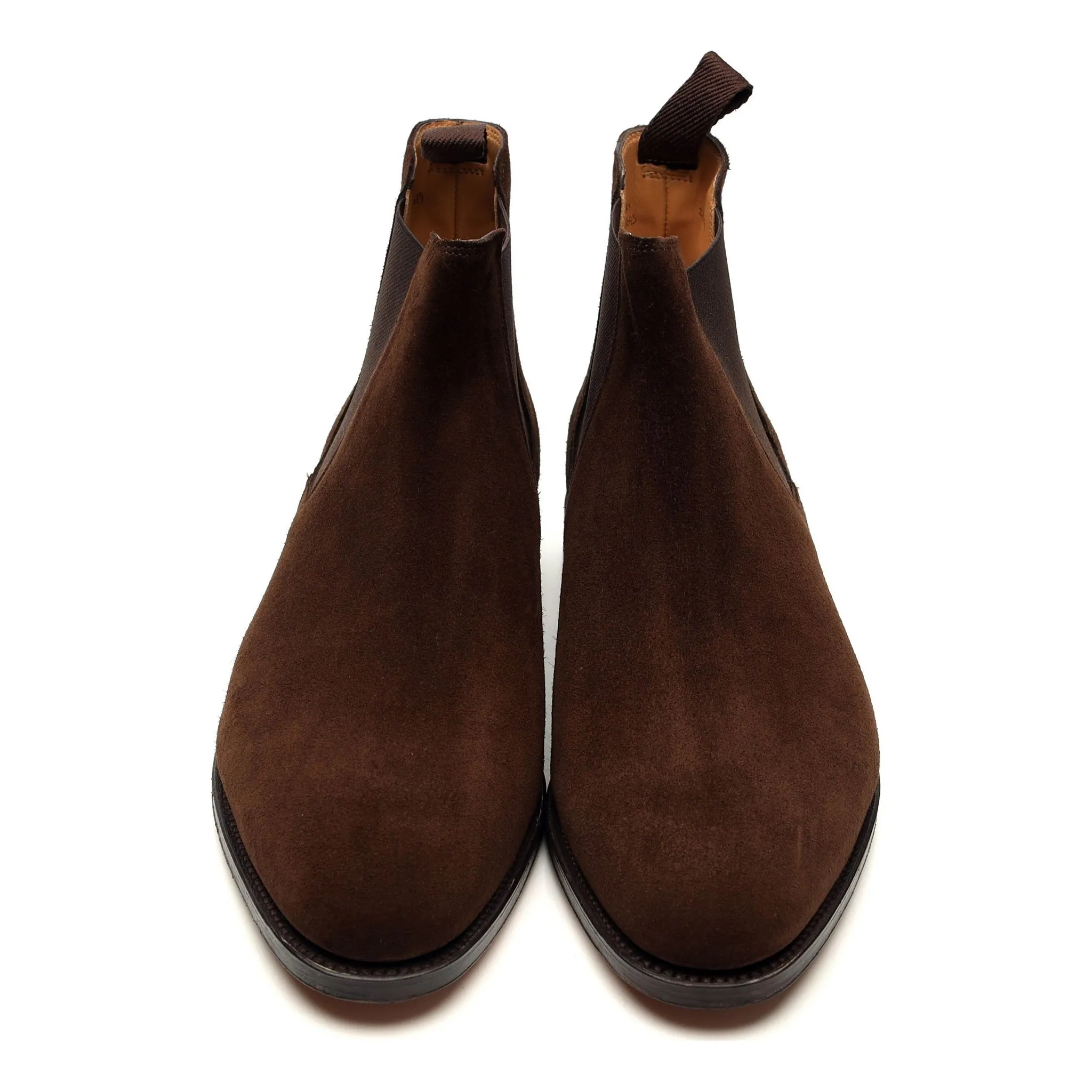 'Lawry' Dark Brown Suede Chelsea Boots UK 8.5 E