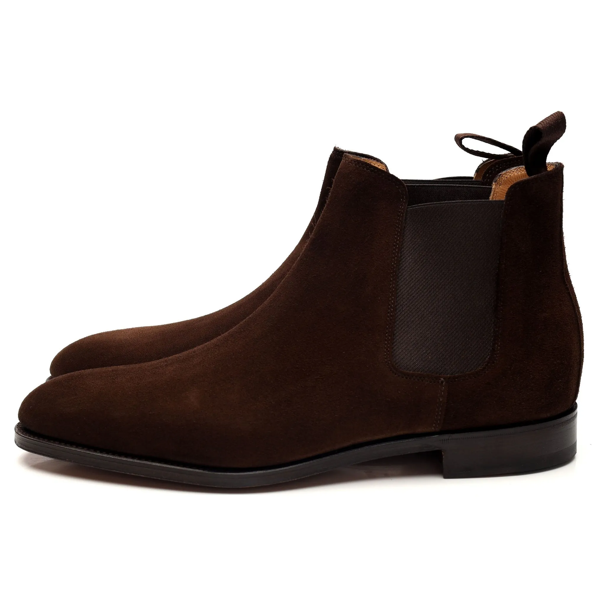 'Lawry' Dark Brown Suede Chelsea Boots UK 8.5 E