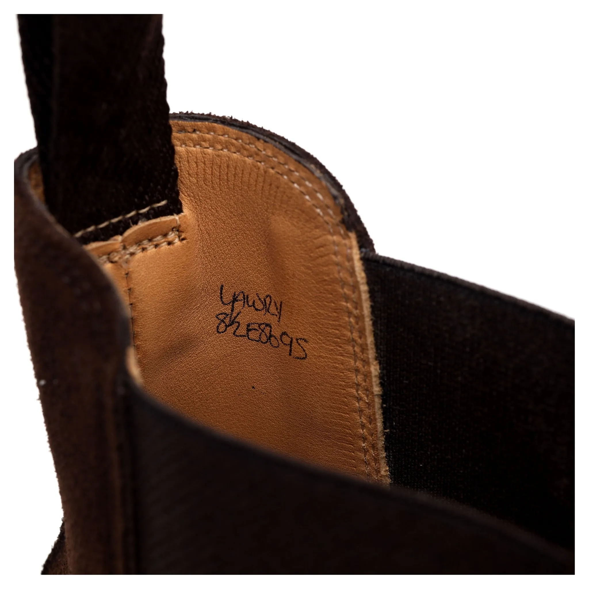 'Lawry' Dark Brown Suede Chelsea Boots UK 8.5 E