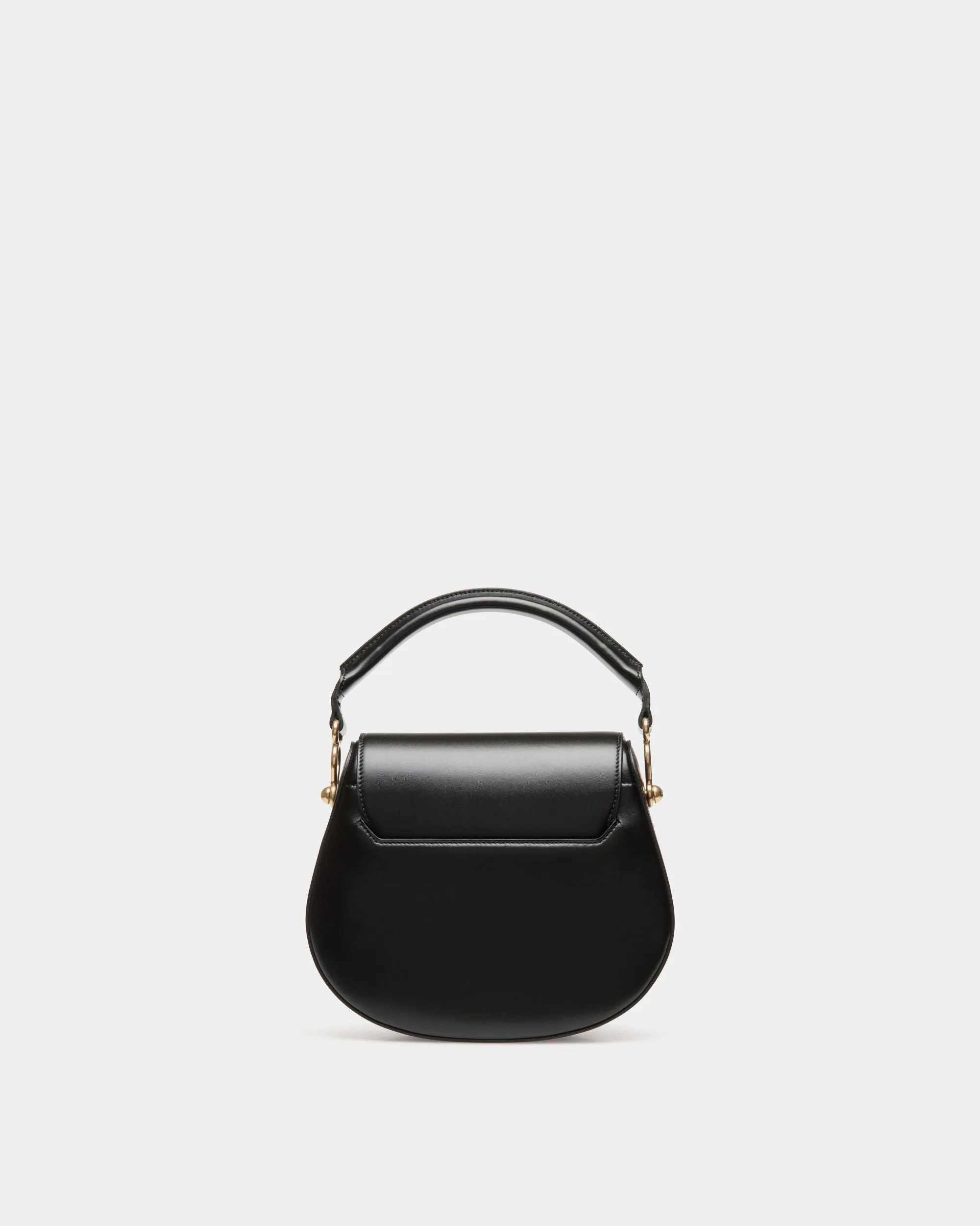 Lune Crossbody Bag In Black Leather 