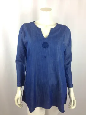 Lupe Denim Medallion Tunic