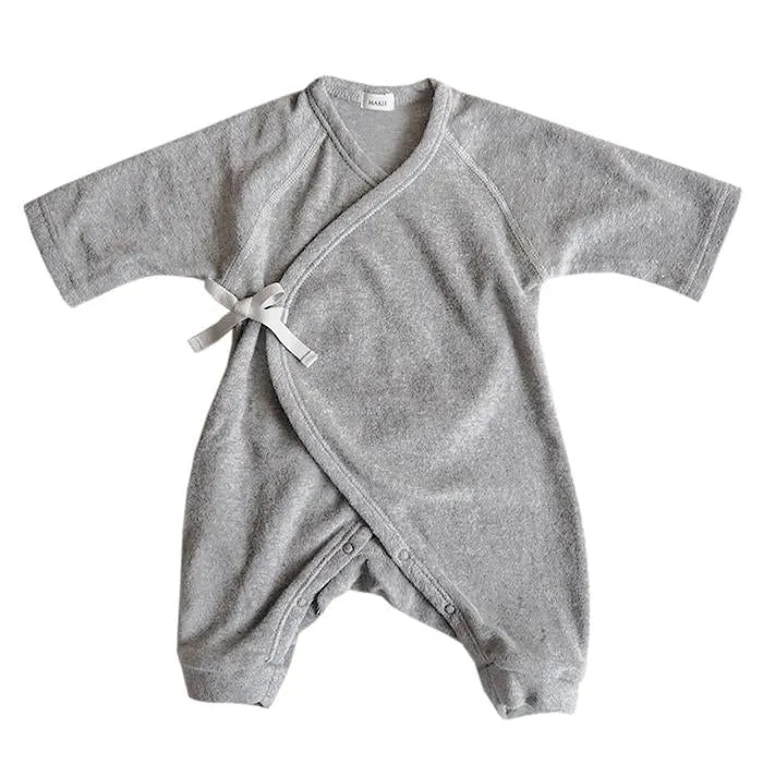 Makié Baby Terry Hadagi Romper Grey