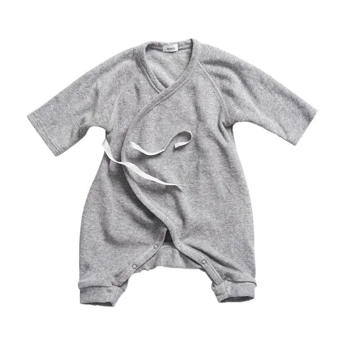 Makié Baby Terry Hadagi Romper Grey