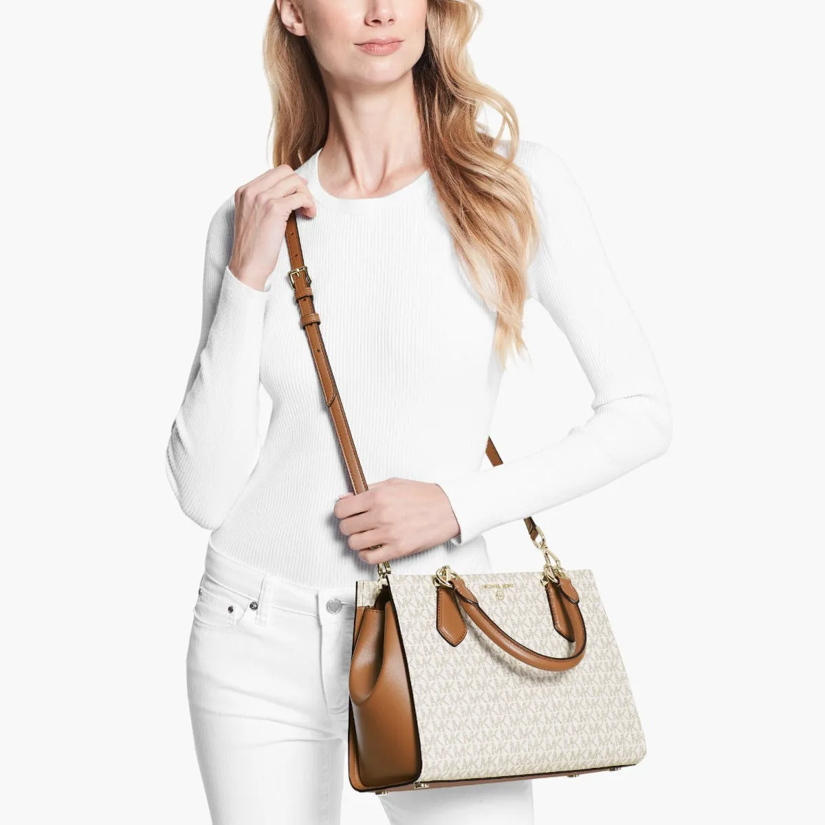 Marilyn Medium Logo Satchel