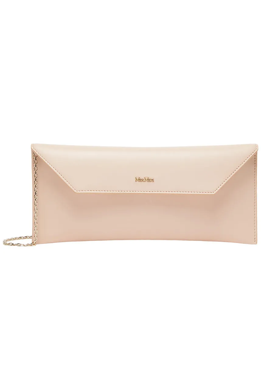 MAX MARA Maxmara accessori 2 uscita - smooth semi-gloss leather clutch bag -                         -                     -    