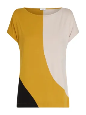 Maxi T-shirt multicolor in Viscosa Summer - Fant. Nugget Gold