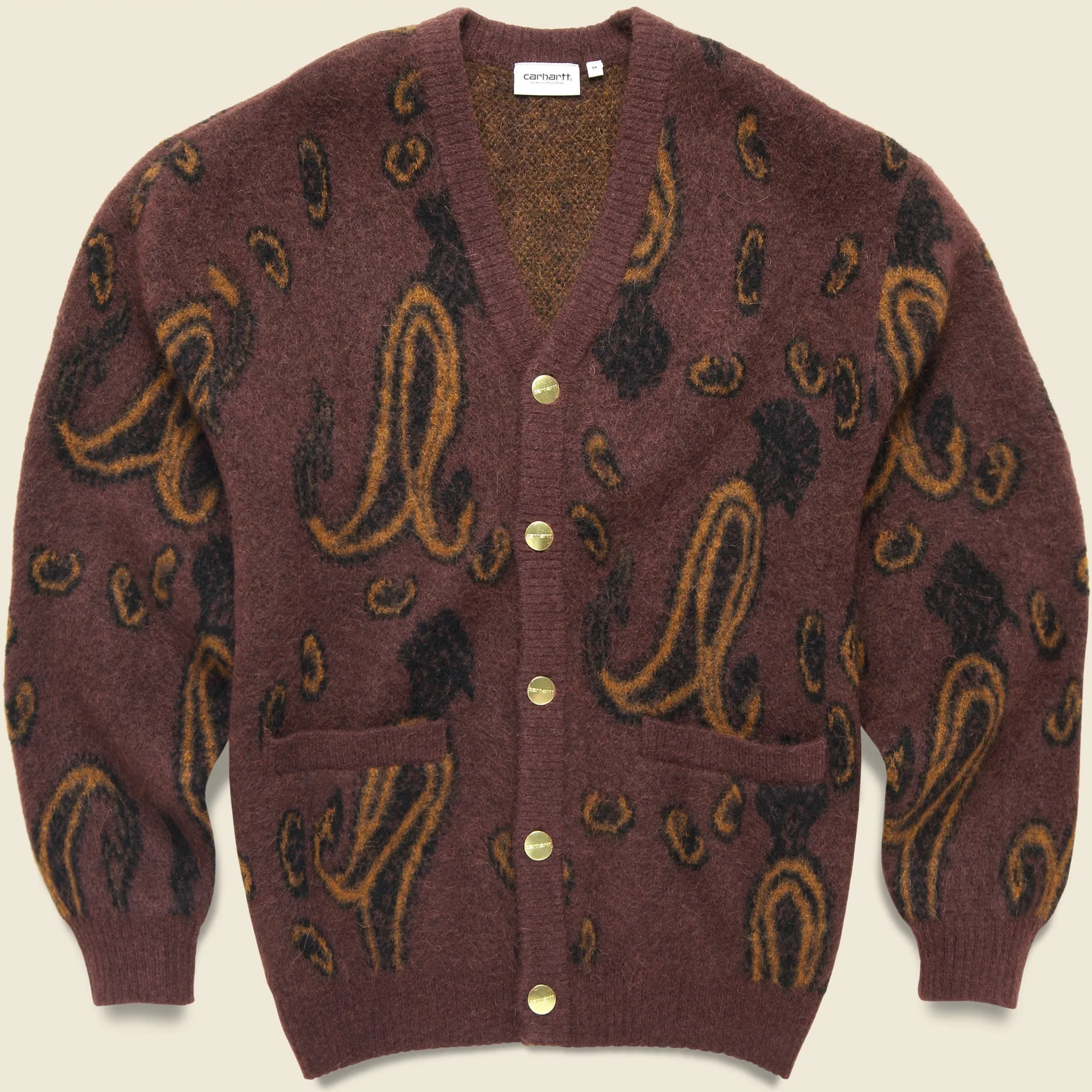 Medford Cardigan - Buckeye Paisley Jacquard