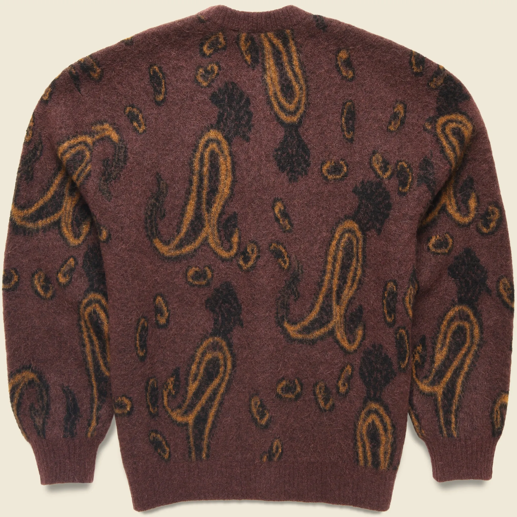 Medford Cardigan - Buckeye Paisley Jacquard