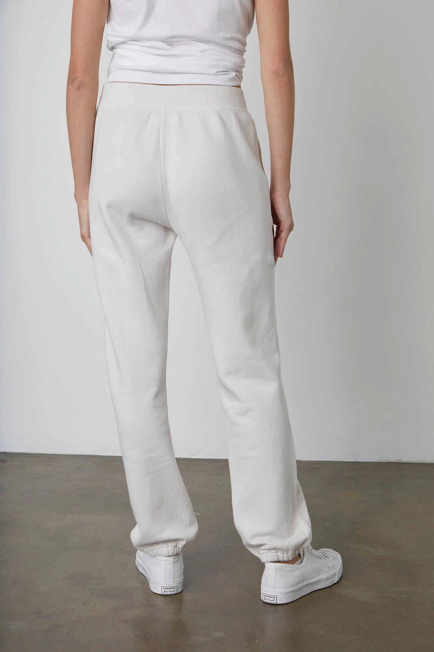 MEGAN FLEECE SWEATPANT IN COCONUT