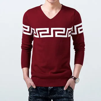 Men Sweater Casual Pullovers Men Clothing Sweater Slim Fit Men Warm Pullovers SM6