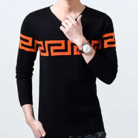 Men Sweater Casual Pullovers Men Clothing Sweater Slim Fit Men Warm Pullovers SM6