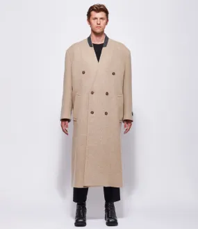 MM6 Maison Margiela Mens Beige Long Coat