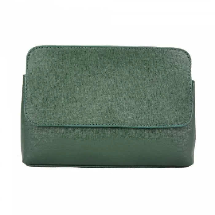 Modern Angles Mini Leather Pochette