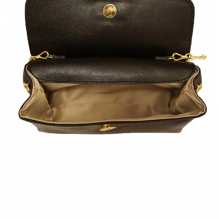 Modern Angles Mini Leather Pochette