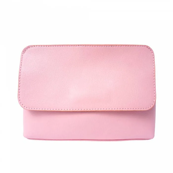 Modern Angles Mini Leather Pochette