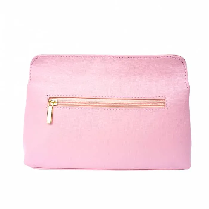 Modern Angles Mini Leather Pochette