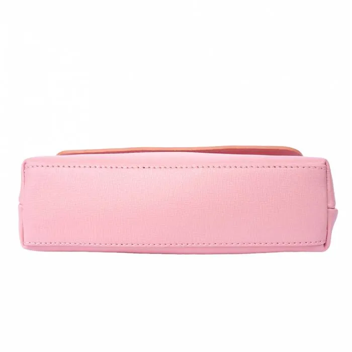 Modern Angles Mini Leather Pochette