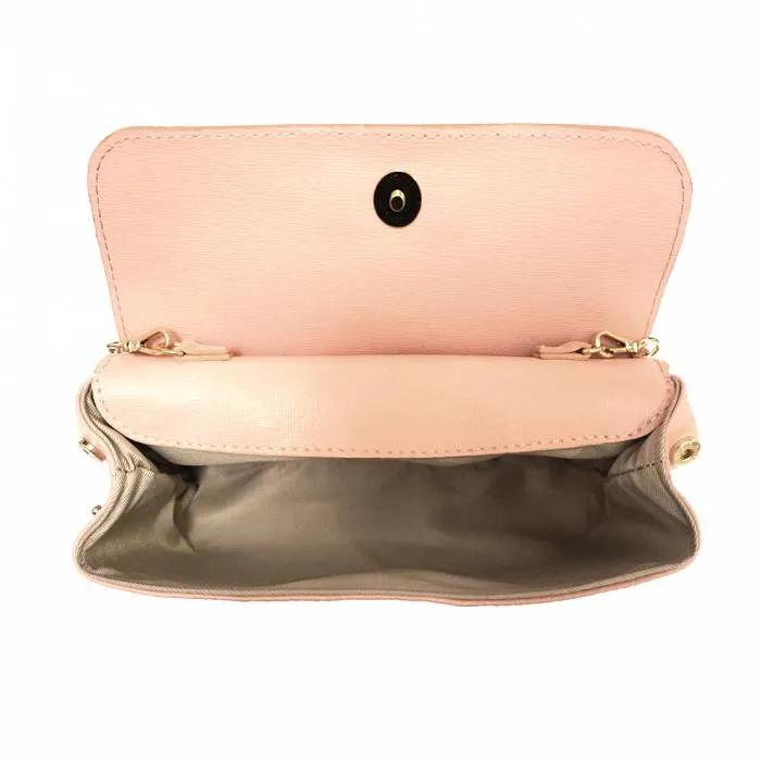 Modern Angles Mini Leather Pochette