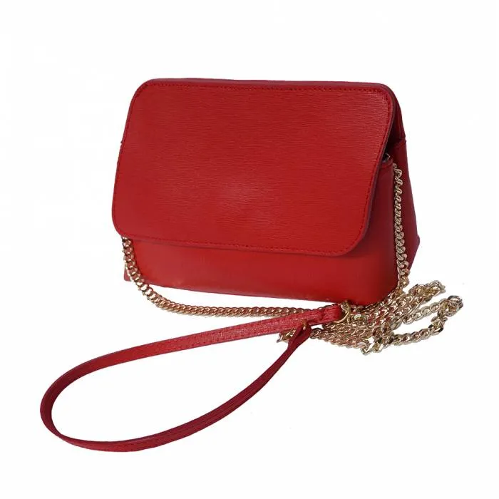 Modern Angles Mini Leather Pochette