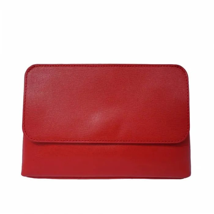 Modern Angles Mini Leather Pochette