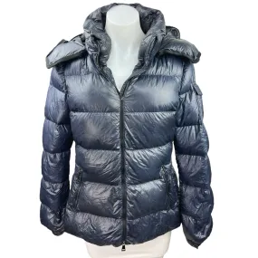 Moncler Maya Giubotto Womens $1,290 Down Puffer Zip Up Hooded Coat Jacket Sz 2