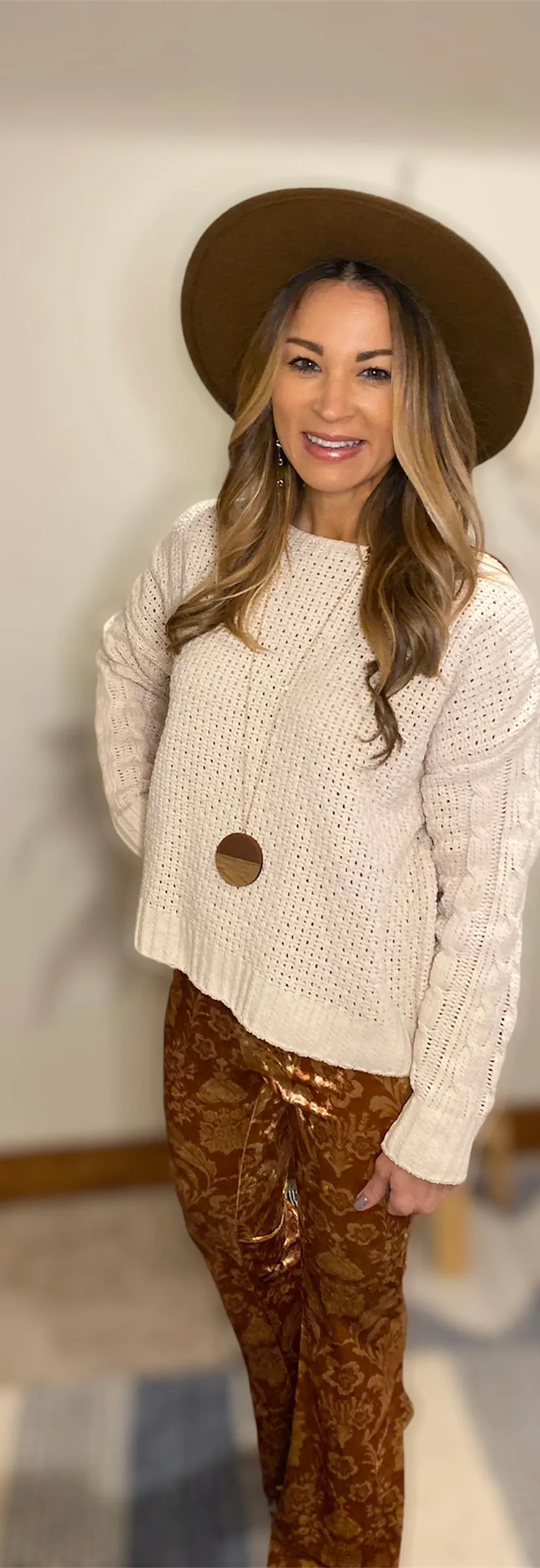 Monica ivory sweater