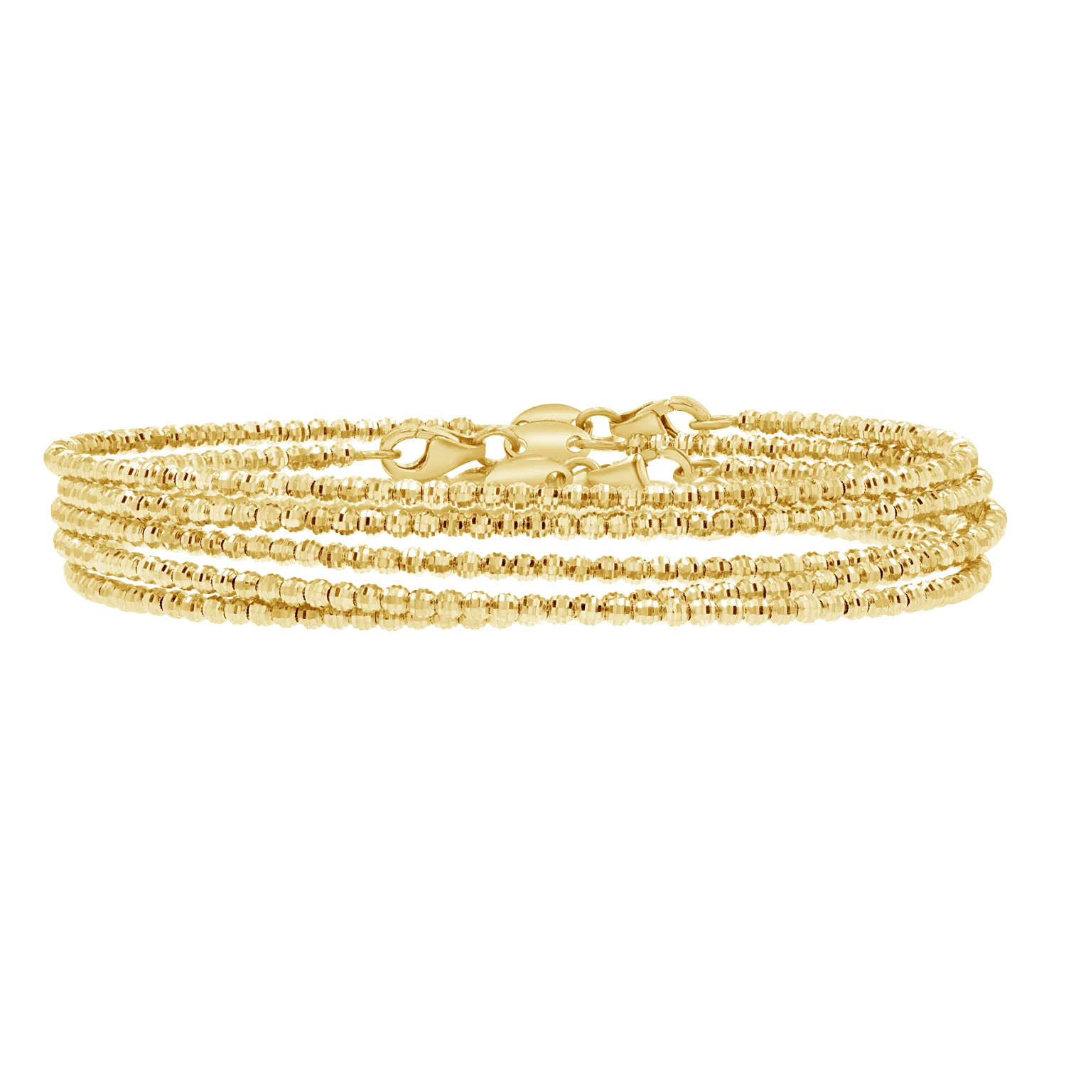 Mooncut Gold Wrap Around Bracelet