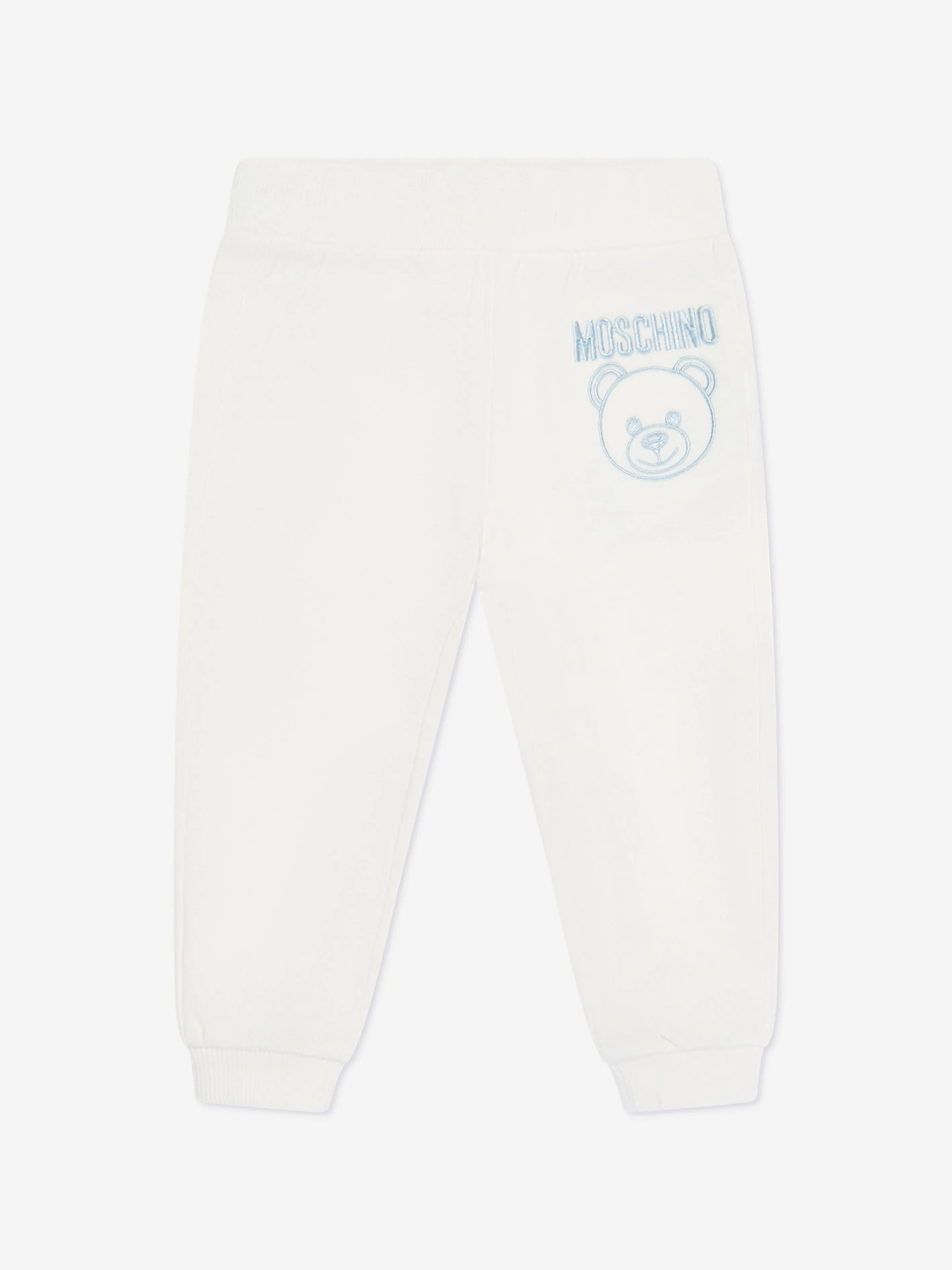 Moschino Baby Teddy Logo Tracksuit in Ivory