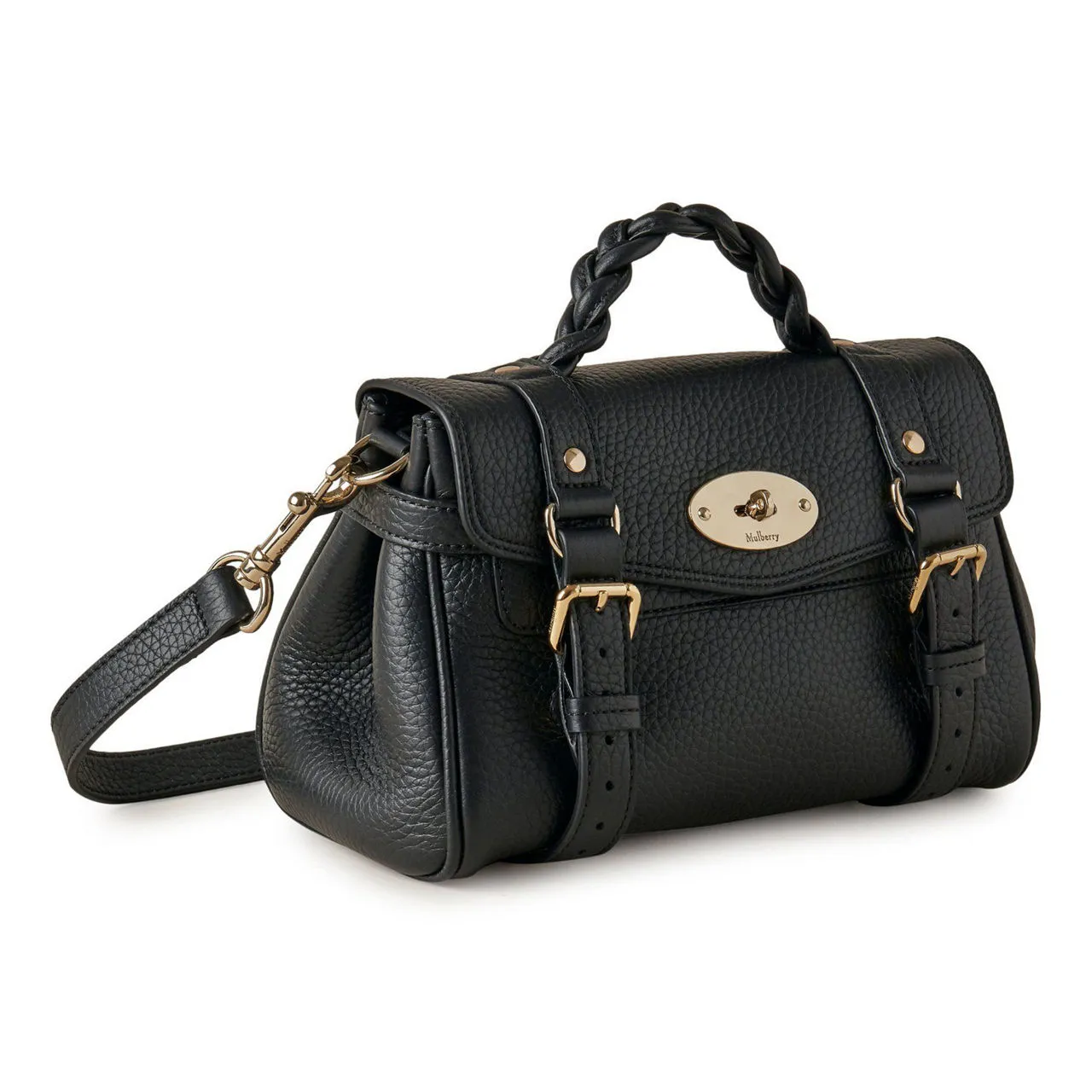 MULBERRY The Sustainable Edit Alexa Mini Satchel - Black