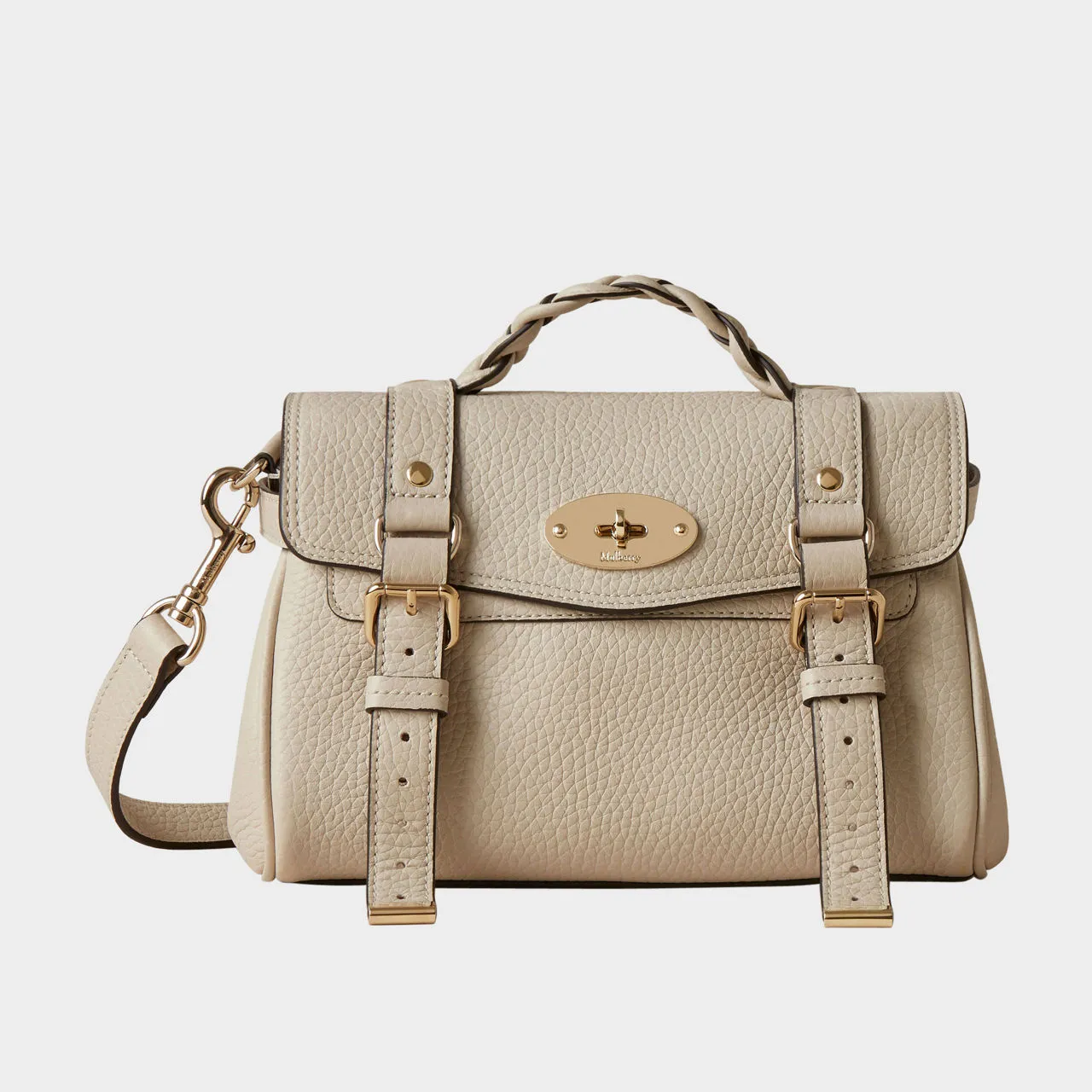 MULBERRY The Sustainable Edit Alexa Mini Satchel - Chalk