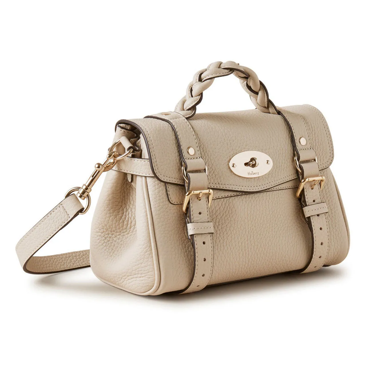 MULBERRY The Sustainable Edit Alexa Mini Satchel - Chalk