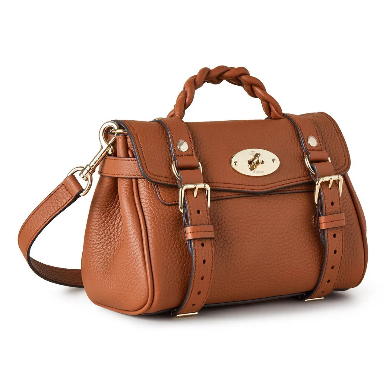 MULBERRY The Sustainable Edit Alexa Mini Satchel - Chestnut