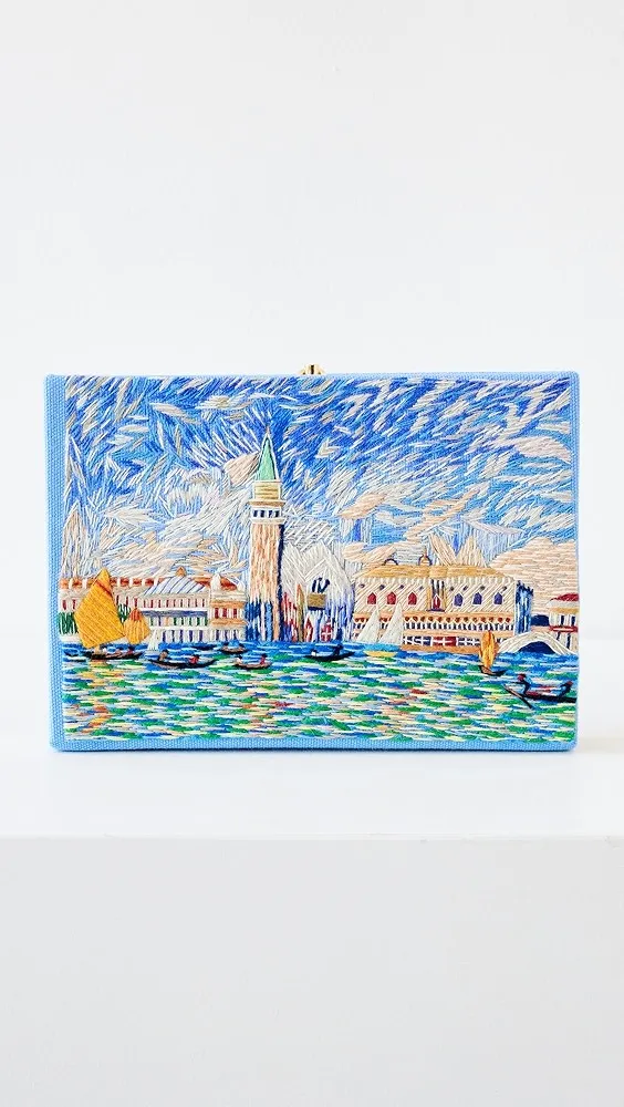 Olympia Le-Tan   Renoir Venice Book Clutch 