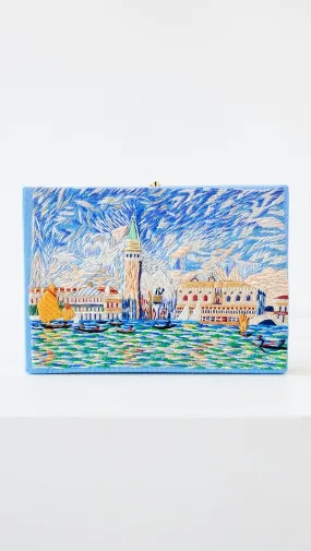 Olympia Le-Tan   Renoir Venice Book Clutch 