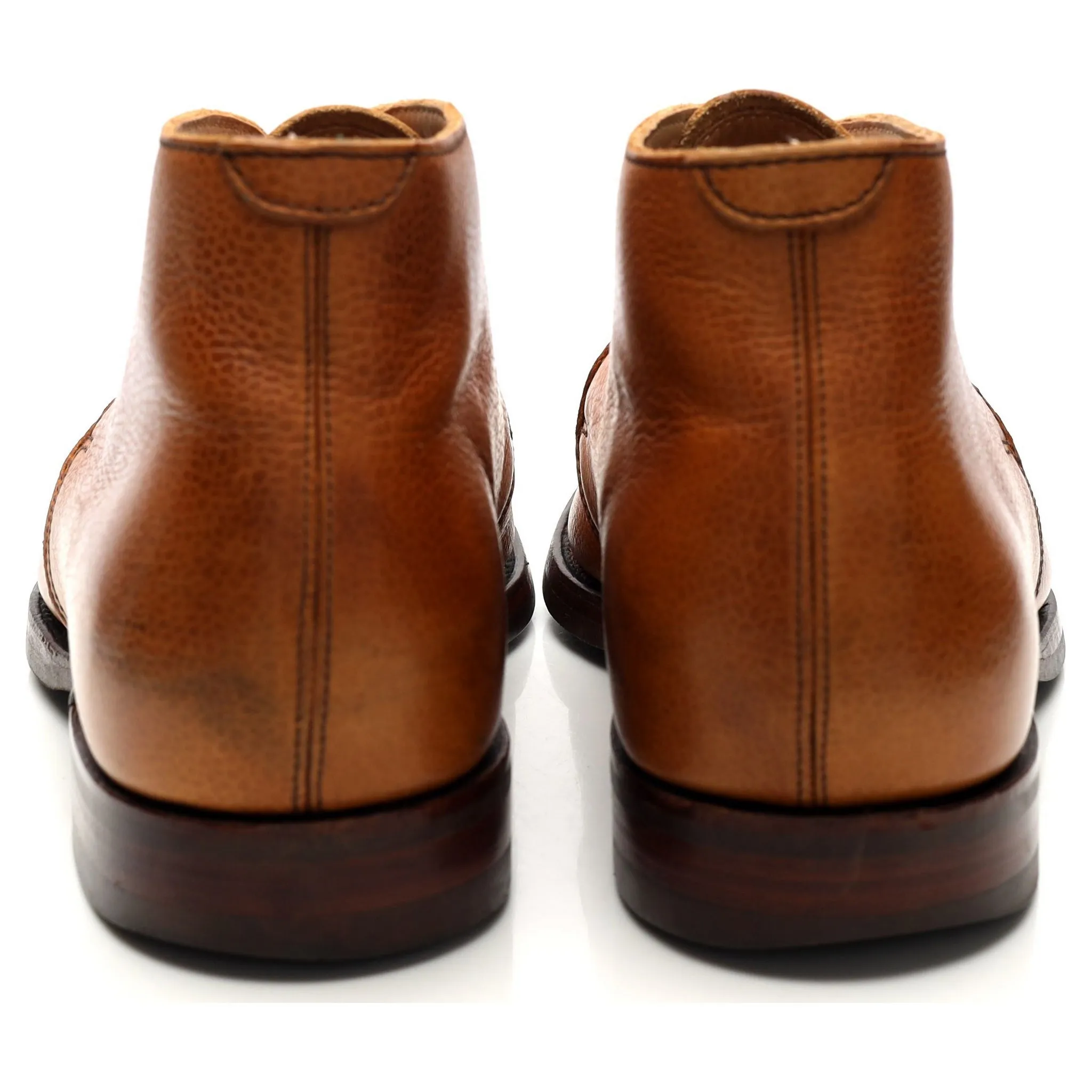 'Orkney' Tan Leather Chukka Boots UK 10 F