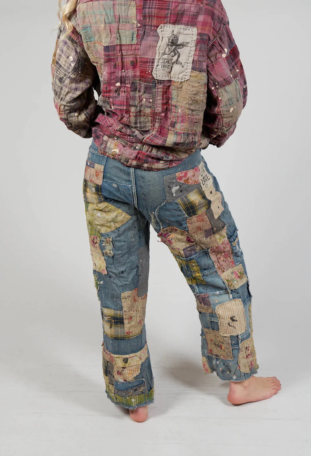 Patchwork Crossroads Denims in Washed Indigo