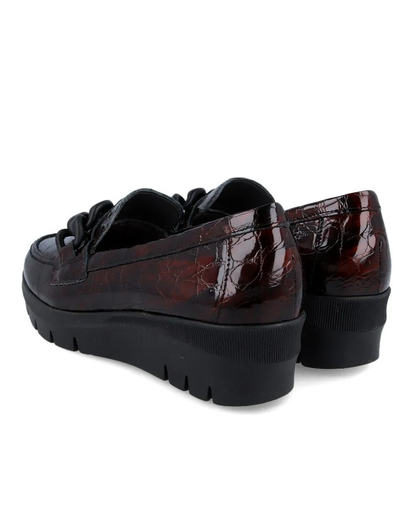 Pitillos 5341 Coco effect patent leather loafers