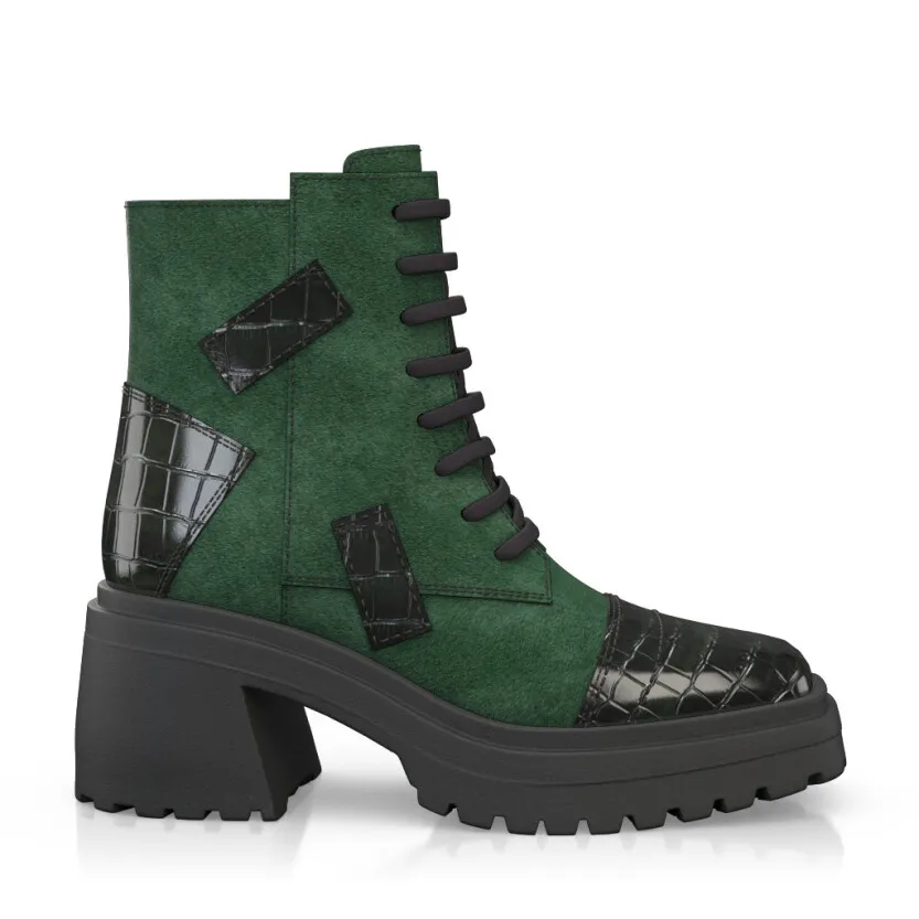 Platform Combat Ankle Boots 27941