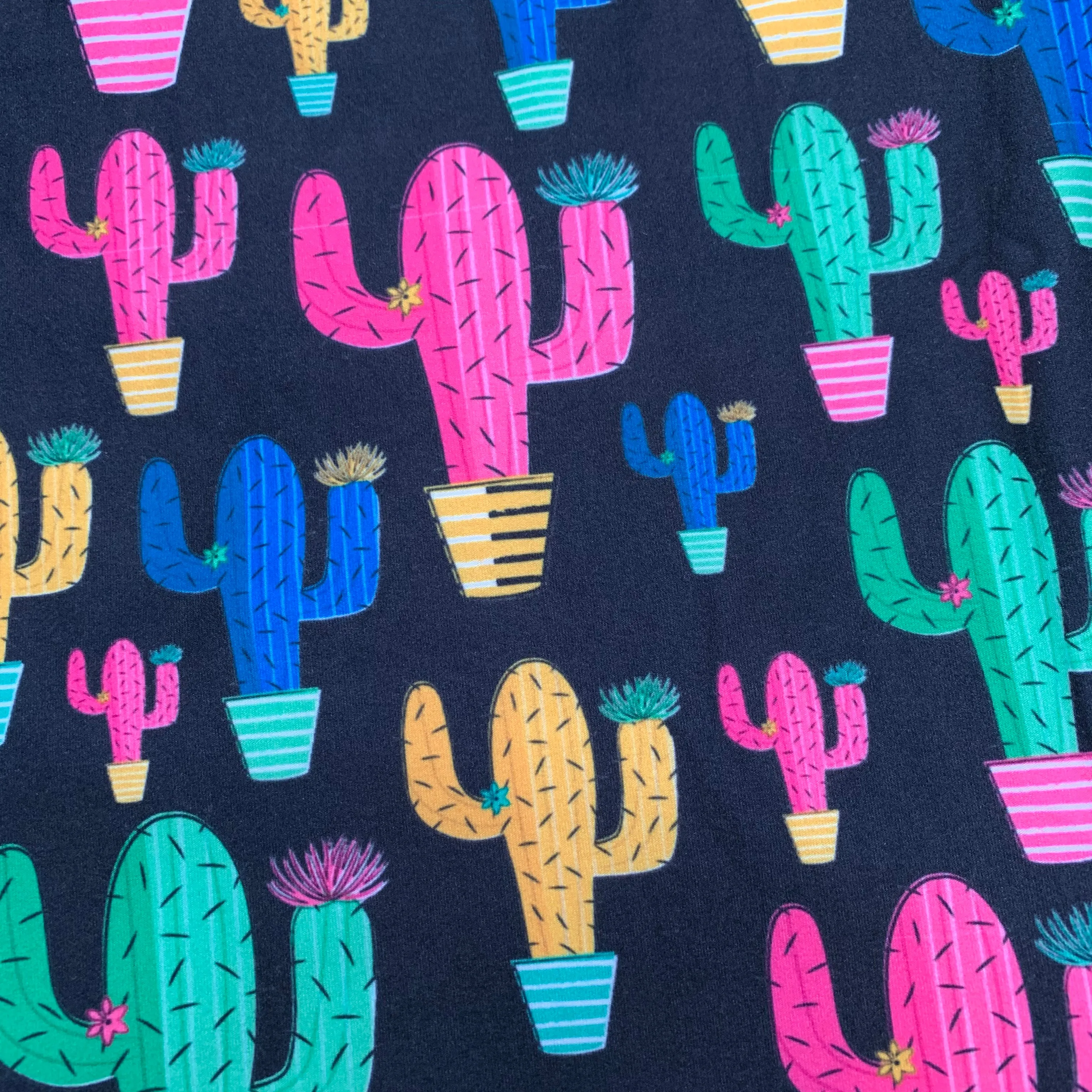 Prickly Cactus Print Soft Leggings