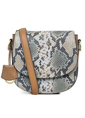 Radley London Liverpool Street 2.0 Faux Snake Medium Flapover Crossbody Bag