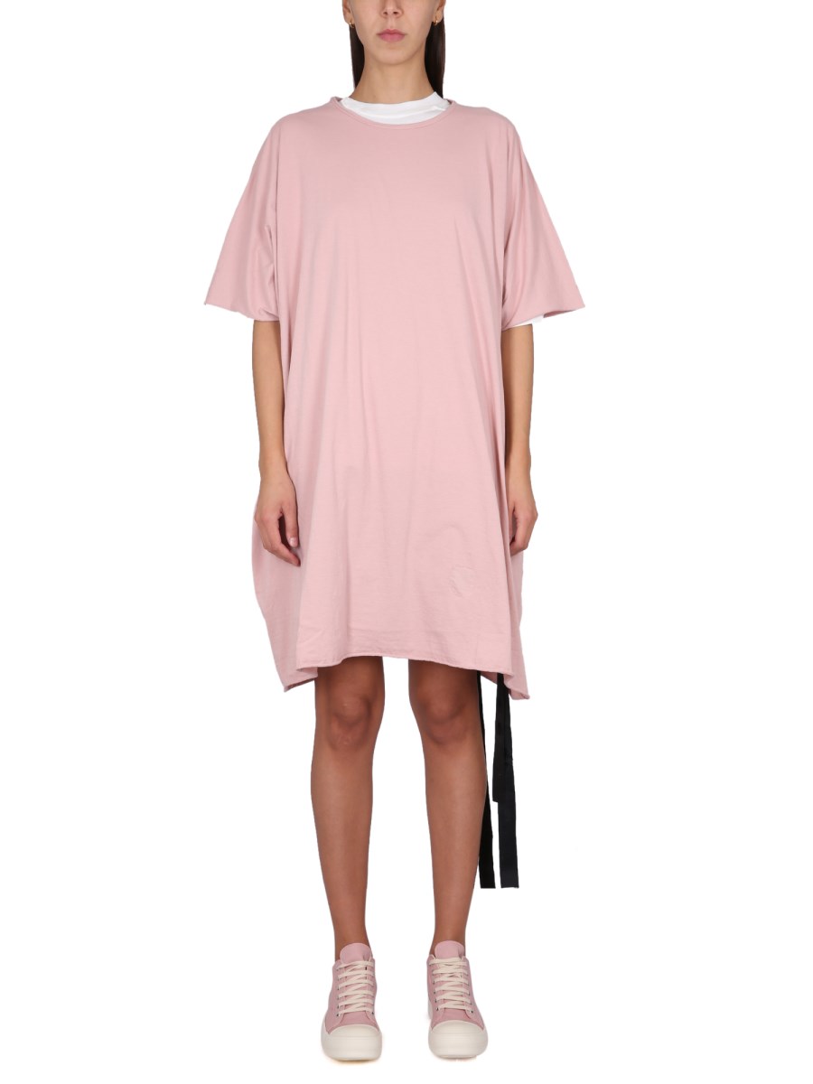 RICK OWENS DRKSHDW    COTTON JERSEY MINERVA TUNIC