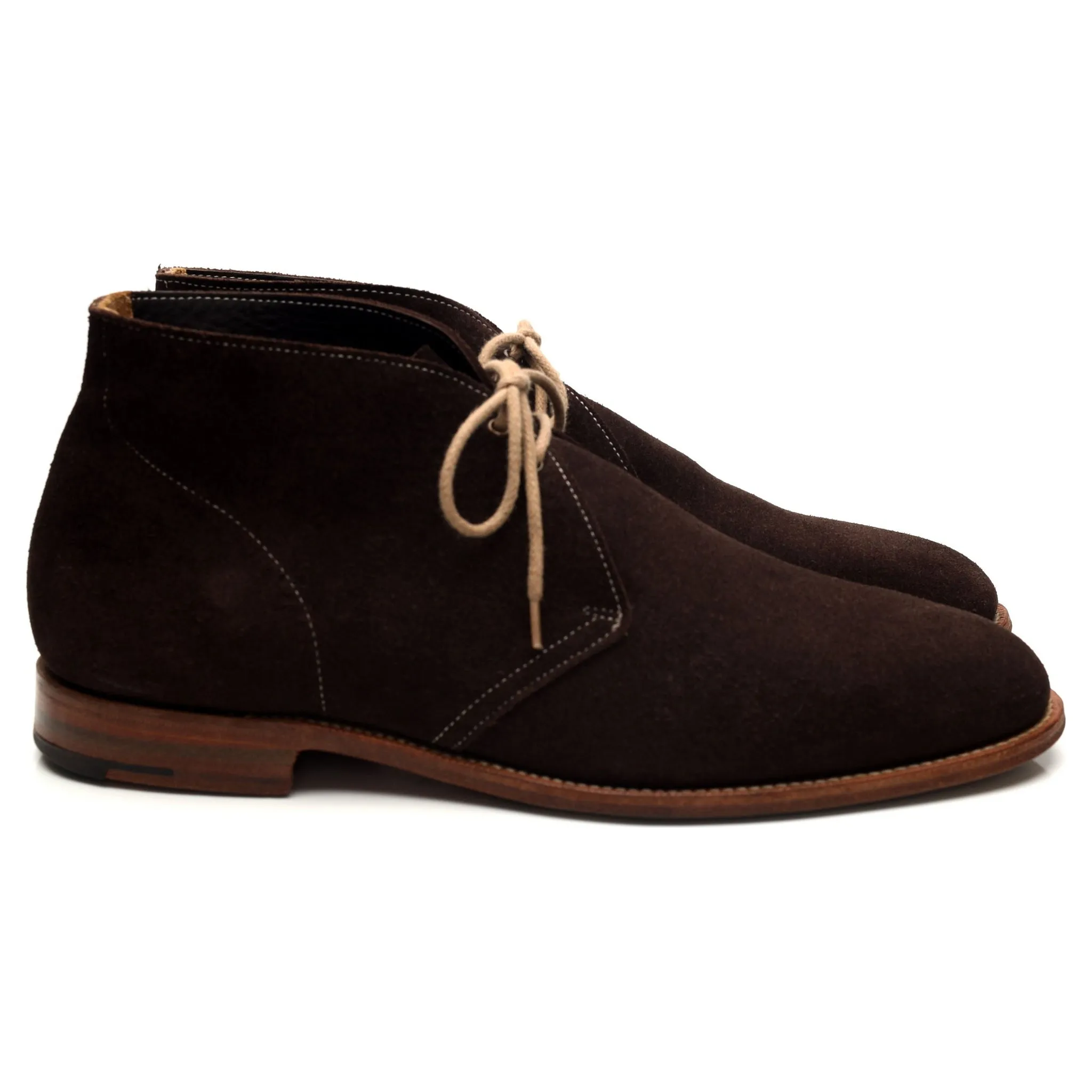 'Sahara' Dark Brown Suede Chukka Boots UK 10 G