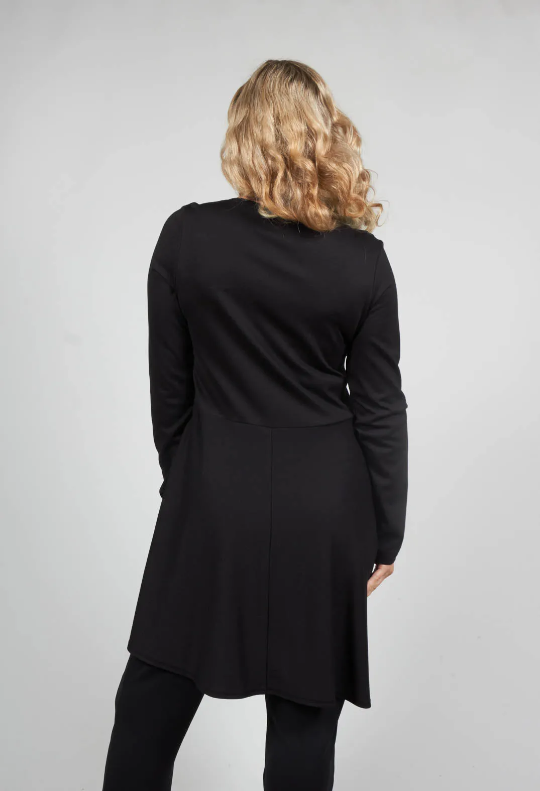 Senk Asymmetrical Tunic in Black