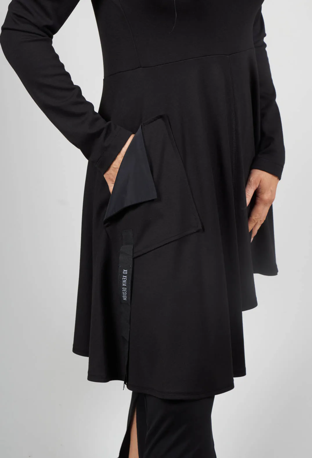 Senk Asymmetrical Tunic in Black