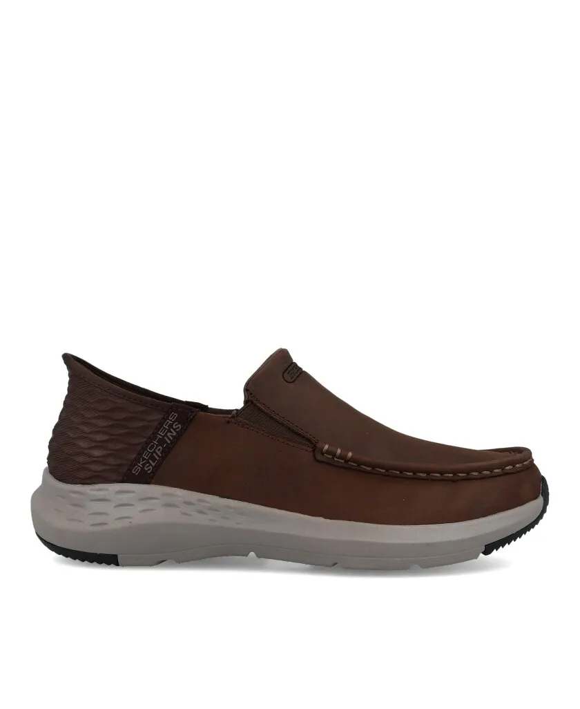 Skechers Slip Ins leather loafers: Pason-Oswin