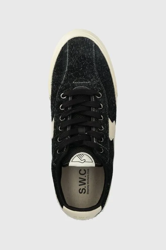 Stepney Workers Club suede sneakers Dellow S-Strike Cup Raw Suede black color YA15017